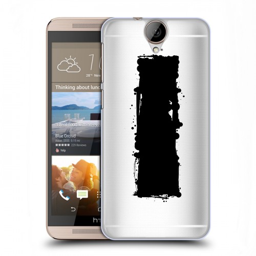Полупрозрачный дизайнерский пластиковый чехол для HTC One E9+ Абстракции
