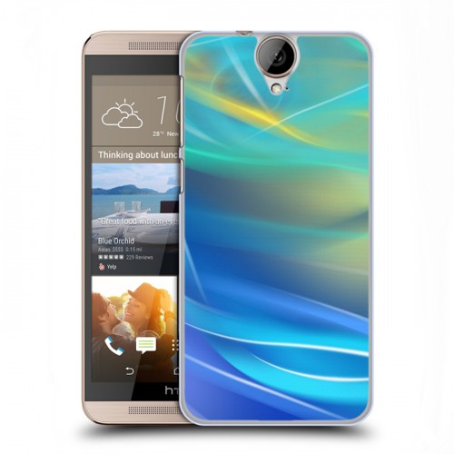 Дизайнерский силиконовый чехол для HTC One E9+ Красочные абстракции