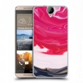 Дизайнерский пластиковый чехол для HTC One E9+ Цветные агаты