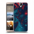 Дизайнерский пластиковый чехол для HTC One E9+ Размытые краски