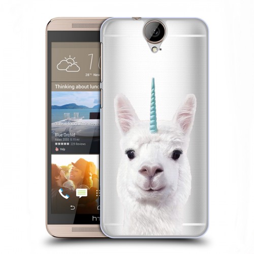 Дизайнерский силиконовый чехол для HTC One E9+ Мятные звери