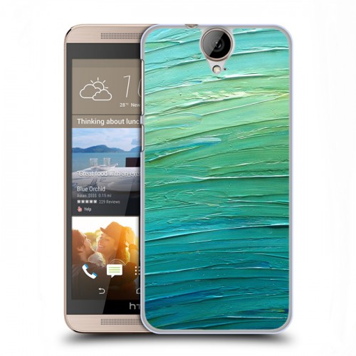 Дизайнерский пластиковый чехол для HTC One E9+ Мазки краски