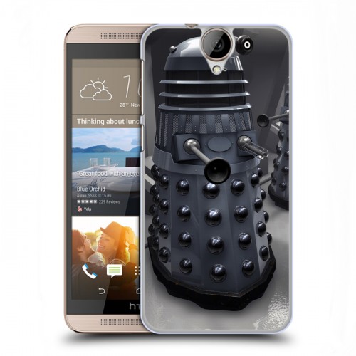 Дизайнерский пластиковый чехол для HTC One E9+ Доктор кто