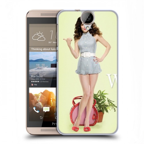 Дизайнерский пластиковый чехол для HTC One E9+ Weeds