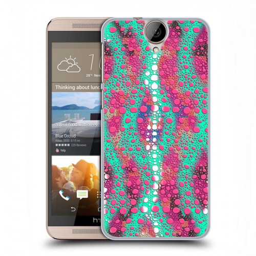 Дизайнерский пластиковый чехол для HTC One E9+ Кожа хамелеона