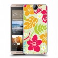 Дизайнерский пластиковый чехол для HTC One E9+ Гавайские Шаблоны