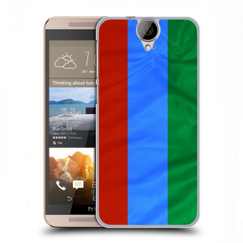 Дизайнерский пластиковый чехол для HTC One E9+ Флаг Дагестана