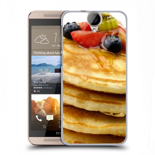 Дизайнерский пластиковый чехол для HTC One E9+ Блины