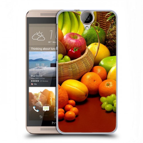 Дизайнерский пластиковый чехол для HTC One E9+ Фрукты