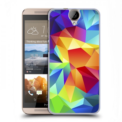 Дизайнерский силиконовый чехол для HTC One E9+ Геометрия радости