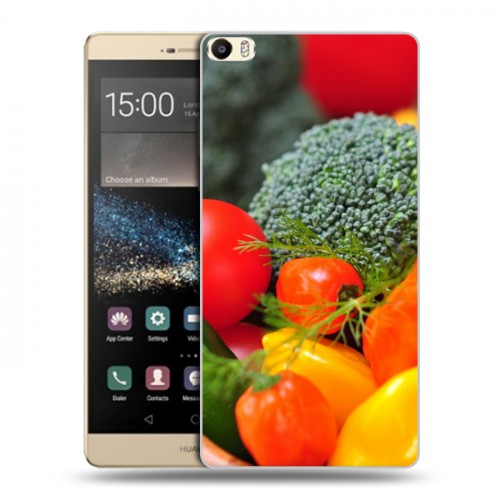 Дизайнерский пластиковый чехол для Huawei P8 Max Овощи