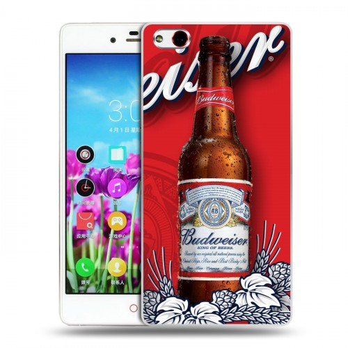 Дизайнерский силиконовый чехол для ZTE Nubia Z9 Max Budweiser