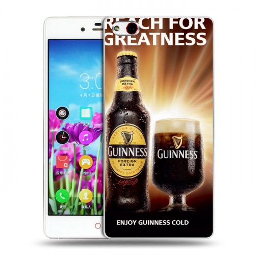 Дизайнерский силиконовый чехол для ZTE Nubia Z9 Max Guinness