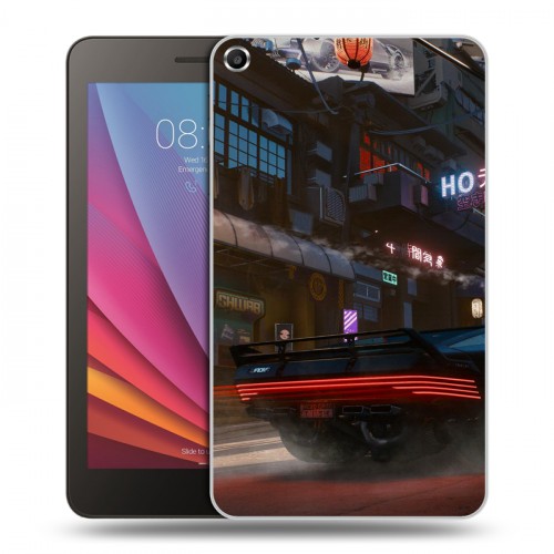 Дизайнерский силиконовый чехол для Huawei MediaPad T1 7.0 Cyberpunk 2077