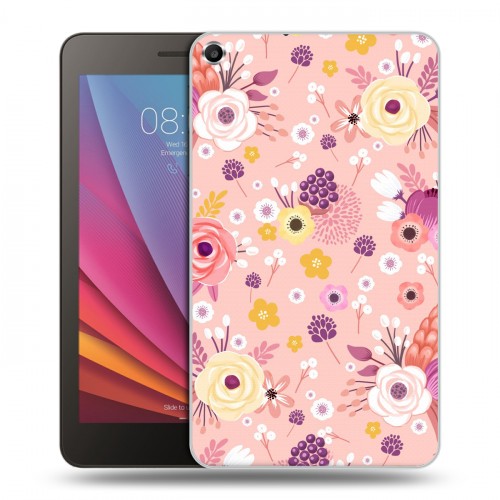 Дизайнерский силиконовый чехол для Huawei MediaPad T1 7.0 Причудливые цветы