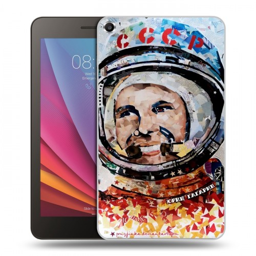 Дизайнерский силиконовый чехол для Huawei MediaPad T1 7.0 Юрий Гагарин