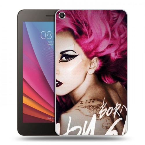 Дизайнерский силиконовый чехол для Huawei MediaPad T1 7.0 Леди Гага