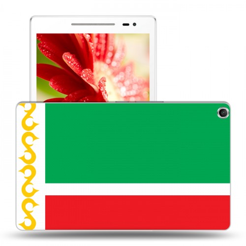 Дизайнерский силиконовый чехол для ASUS ZenPad 8 флаг Чечни