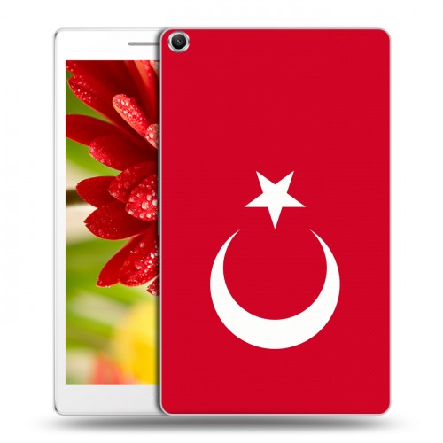 Дизайнерский силиконовый чехол для ASUS ZenPad 8 Флаг Турции
