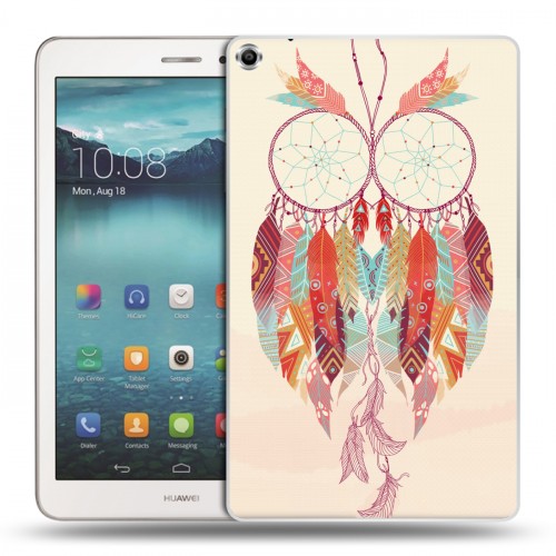 Дизайнерский силиконовый чехол для Huawei MediaPad T1 8.0 Совиные ловцы снов