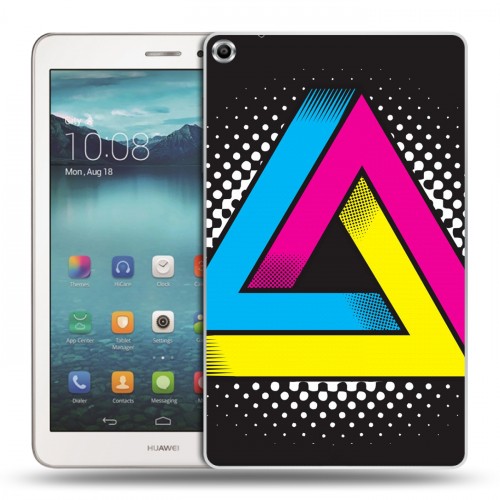 Дизайнерский силиконовый чехол для Huawei MediaPad T1 8.0 Мистика треугольника