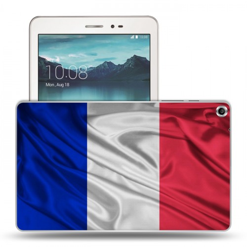Дизайнерский силиконовый чехол для Huawei MediaPad T1 8.0 Флаг Франции