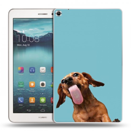 Дизайнерский силиконовый чехол для Huawei MediaPad T1 8.0 Мятные звери