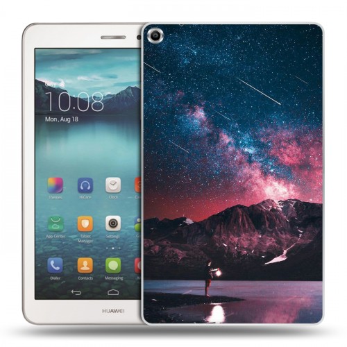 Дизайнерский силиконовый чехол для Huawei MediaPad T1 8.0 Магический космос