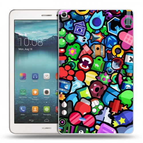 Дизайнерский силиконовый чехол для Huawei MediaPad T1 8.0 Brawl Stars