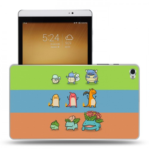 Дизайнерский силиконовый чехол для Huawei MediaPad M2 Pokemo Go