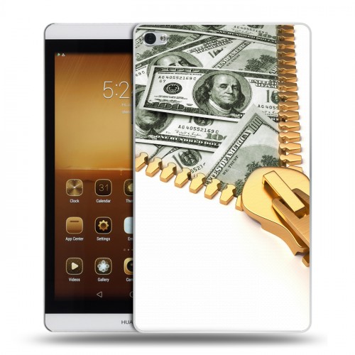 Дизайнерский силиконовый чехол для Huawei MediaPad M2 Текстуры денег