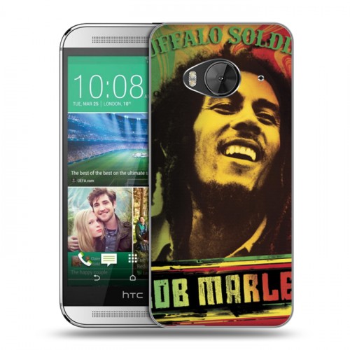 Дизайнерский силиконовый чехол для HTC One ME Боб Марли