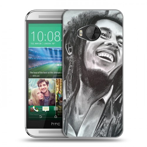 Дизайнерский силиконовый чехол для HTC One ME Боб Марли
