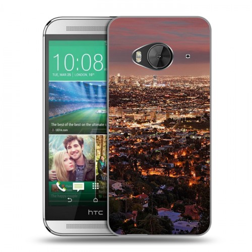 Дизайнерский силиконовый чехол для HTC One ME Лос-Анджелес