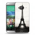 Дизайнерский силиконовый чехол для HTC One ME Париж