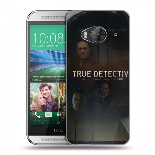 Дизайнерский силиконовый чехол для HTC One ME Настоящий детектив