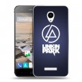 Дизайнерский силиконовый чехол для Micromax Canvas Spark Linkin Park