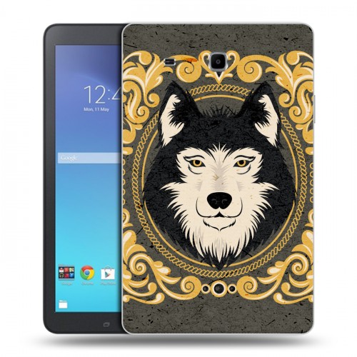 Дизайнерский силиконовый чехол для Samsung Galaxy Tab E 9.6 Животные Барокко