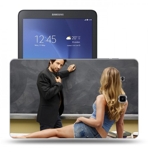 Дизайнерский силиконовый чехол для Samsung Galaxy Tab E 9.6 Блудливая калифорния