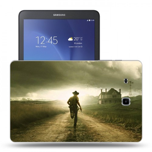 Дизайнерский силиконовый чехол для Samsung Galaxy Tab E 9.6 Ходячие Мертвецы