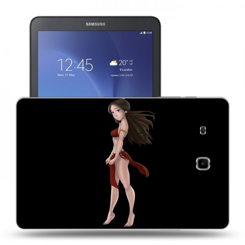 Дизайнерский силиконовый чехол для Samsung Galaxy Tab E 9.6 Аватар