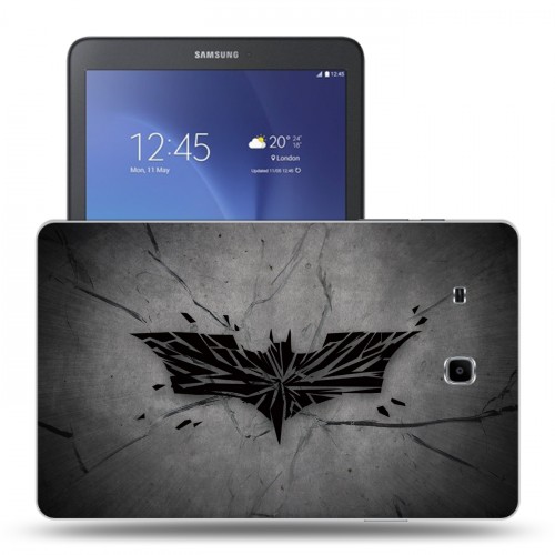 Дизайнерский силиконовый чехол для Samsung Galaxy Tab E 9.6 Бетмэн 