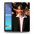 Дизайнерский силиконовый чехол для Samsung Galaxy Tab E 9.6 Джонни Депп