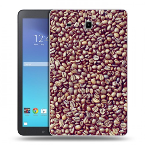 Дизайнерский силиконовый чехол для Samsung Galaxy Tab E 9.6 кофе