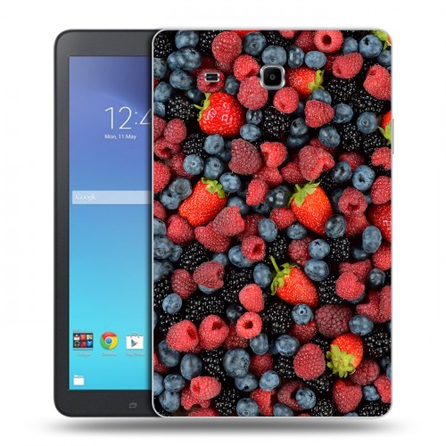 Дизайнерский силиконовый чехол для Samsung Galaxy Tab E 9.6 Ягоды