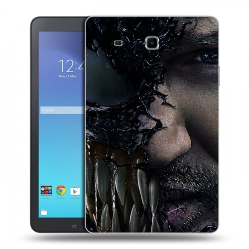 Дизайнерский силиконовый чехол для Samsung Galaxy Tab E 9.6 Веном (2018)