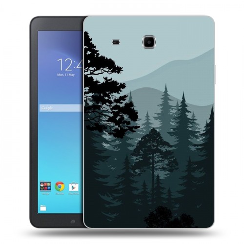 Дизайнерский силиконовый чехол для Samsung Galaxy Tab E 9.6 Романтика путешествий