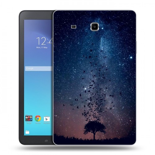 Дизайнерский силиконовый чехол для Samsung Galaxy Tab E 9.6 Магический космос