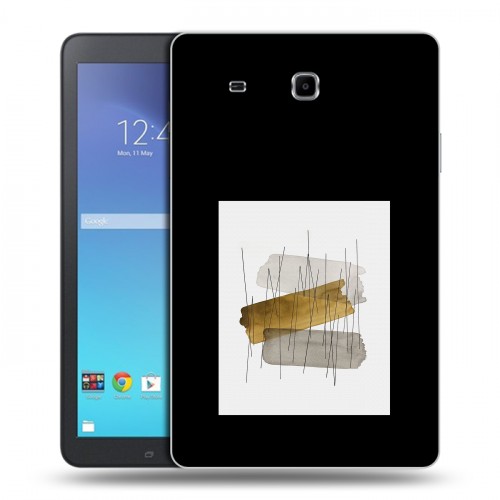 Дизайнерский силиконовый чехол для Samsung Galaxy Tab E 9.6 Стильные абстракции