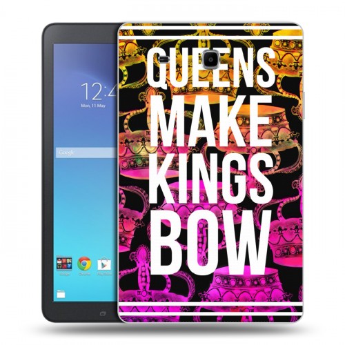 Дизайнерский силиконовый чехол для Samsung Galaxy Tab E 9.6 Панк корона